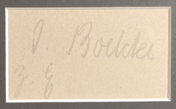 Oswald Boelcke autograph
