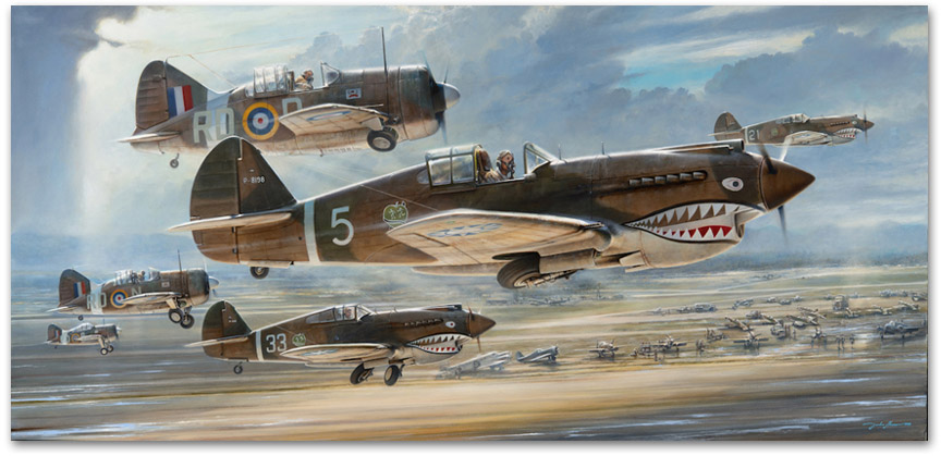 Flying Tigers in Burma - by John Shaw